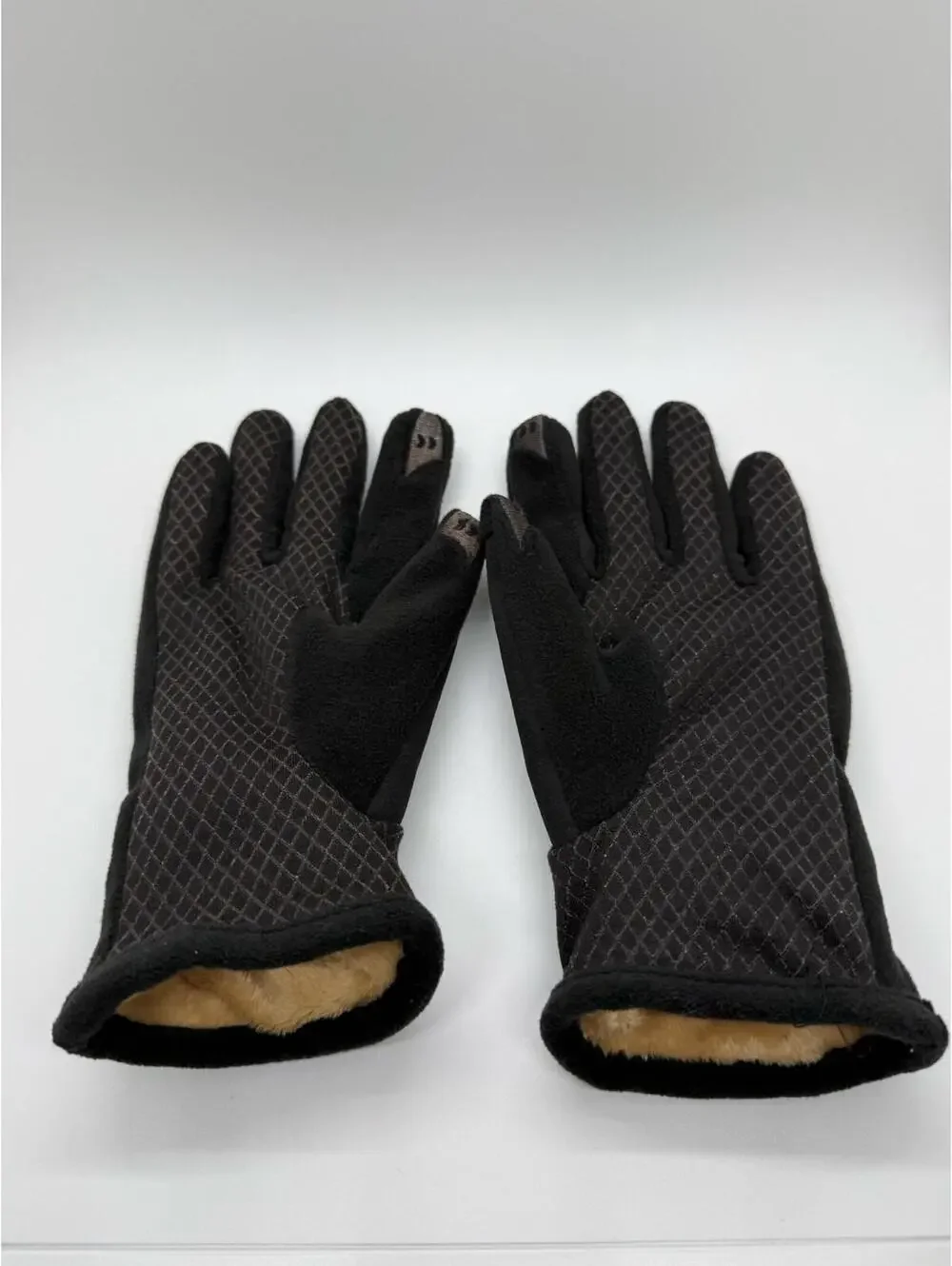 Black Insulated Winter Gloves Adult Unisex Water Resistant/Fleece Lined/Outdoor